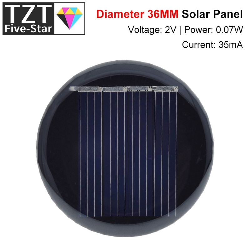 1/3/5 adet 2V 35mA 0.07W D36MM - Solar Charger Panel Foldable incelemesi ve fiyatı