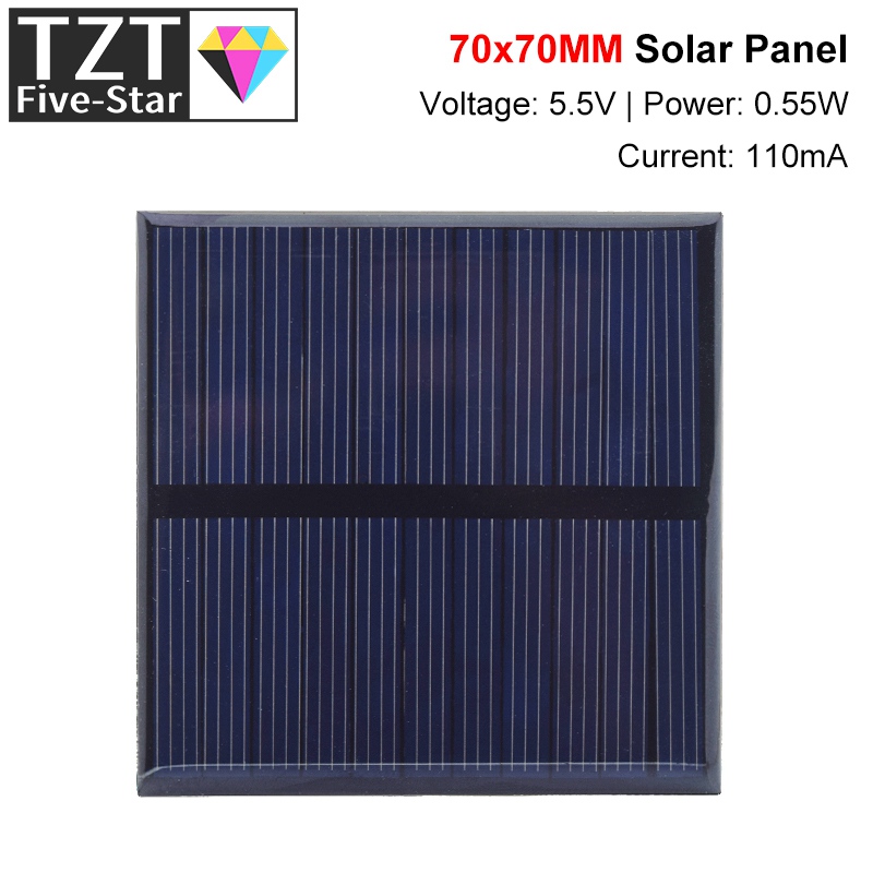 TZT 1/3 adet 5.5V 110mA güneş  - Solar Charger Panel Foldable incelemesi ve fiyatı