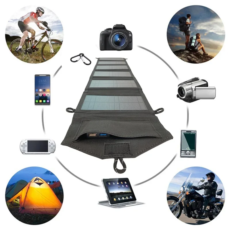 20W 6 Katlı Taşınabilir Katlan - Solar Charger Panel Foldable incelemesi ve fiyatı